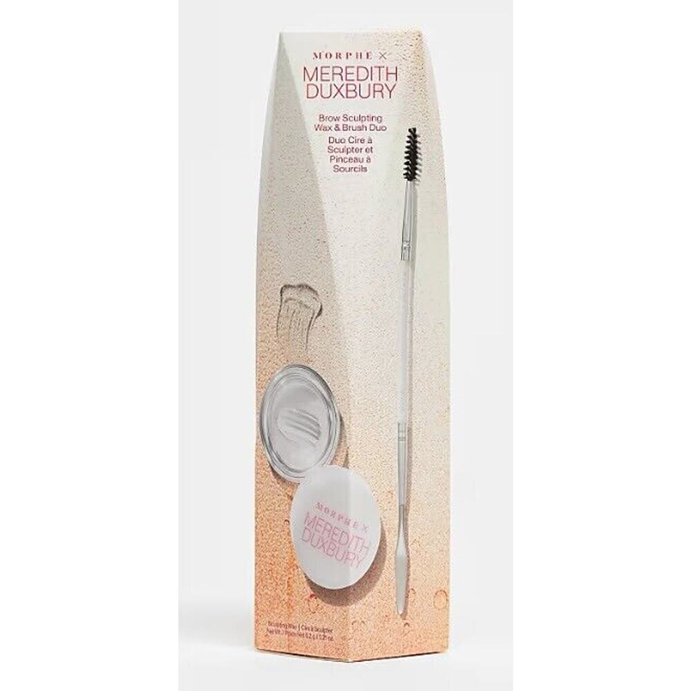 Ltd Edition Morphe X Meredith Duxbury Brow Sculpting Wax And Brush Duo - Clear